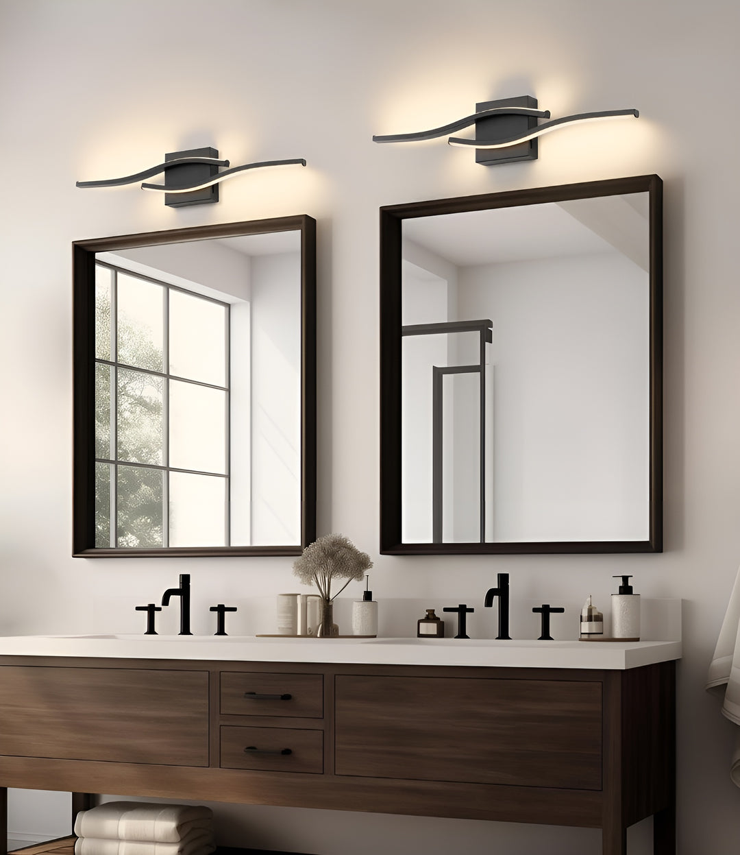 Rivora | Contemporary Curve LED Wall Sconce