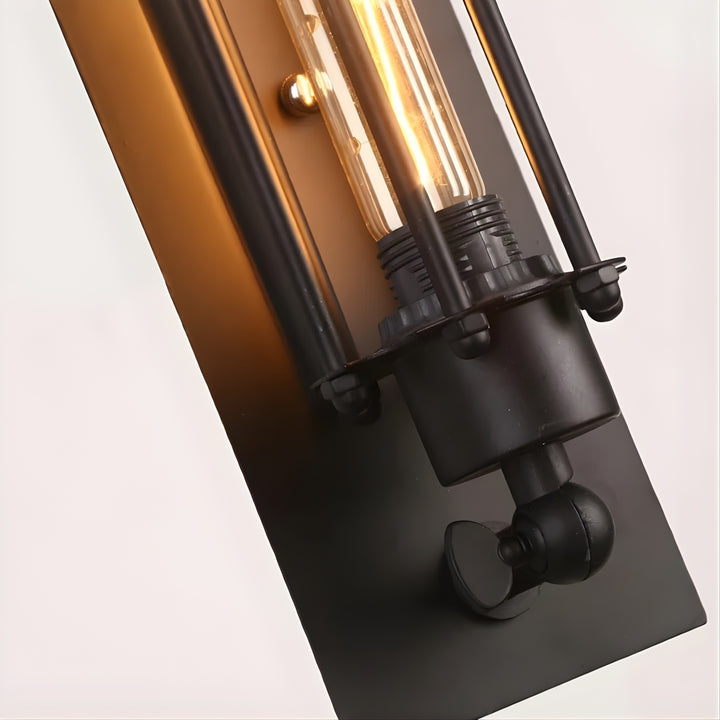 Forge Linear Iron Wall Light – Industrial Vertical Tube Design