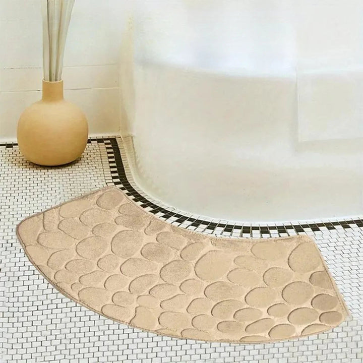 Alera | Non Slip Bath Mat – Curved Design, Polyester Material 4