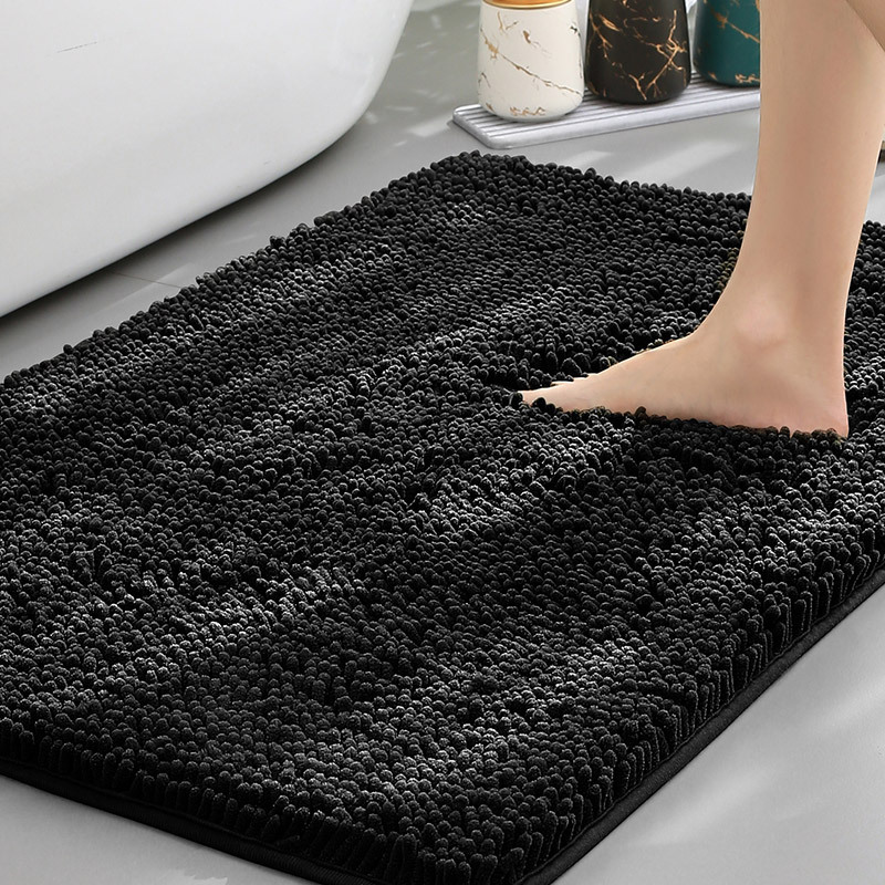 Alera | Non Slip Bath Mat – Plush Chenille Surface, Water Absorbent 2