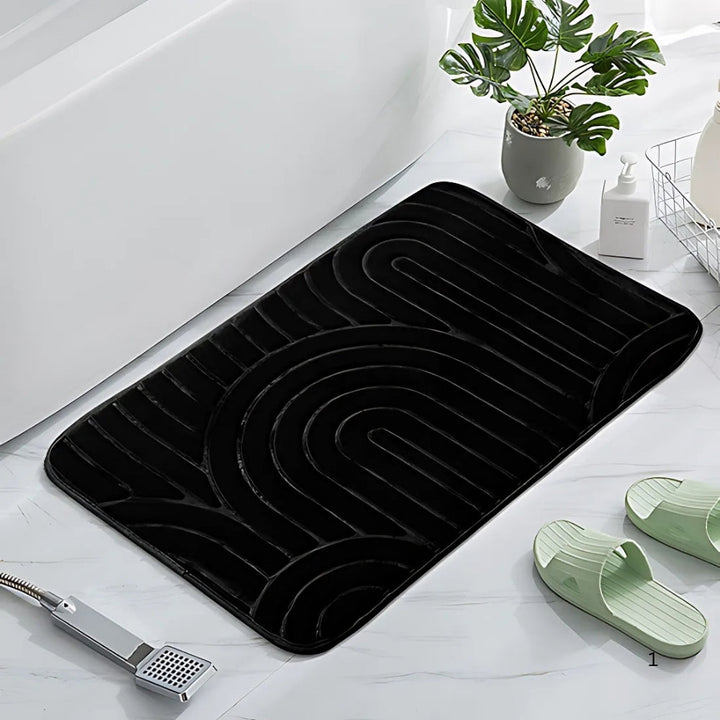 Arden | Non Slip Bath Mat – Ultra-Soft Microfiber, Modern Arch Design 3