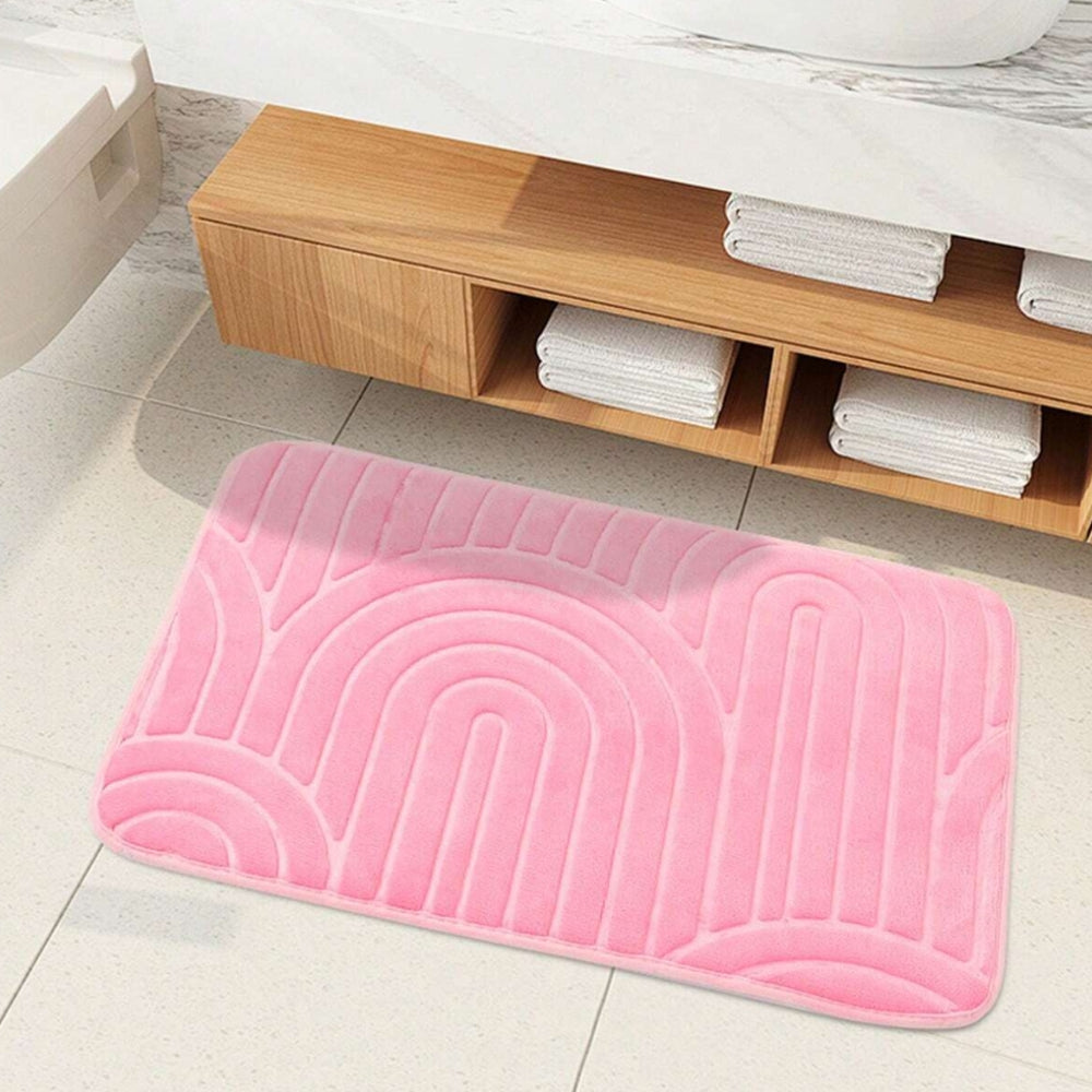 Arden | Non Slip Bath Mat – Ultra-Soft Microfiber, Modern Arch Design 5