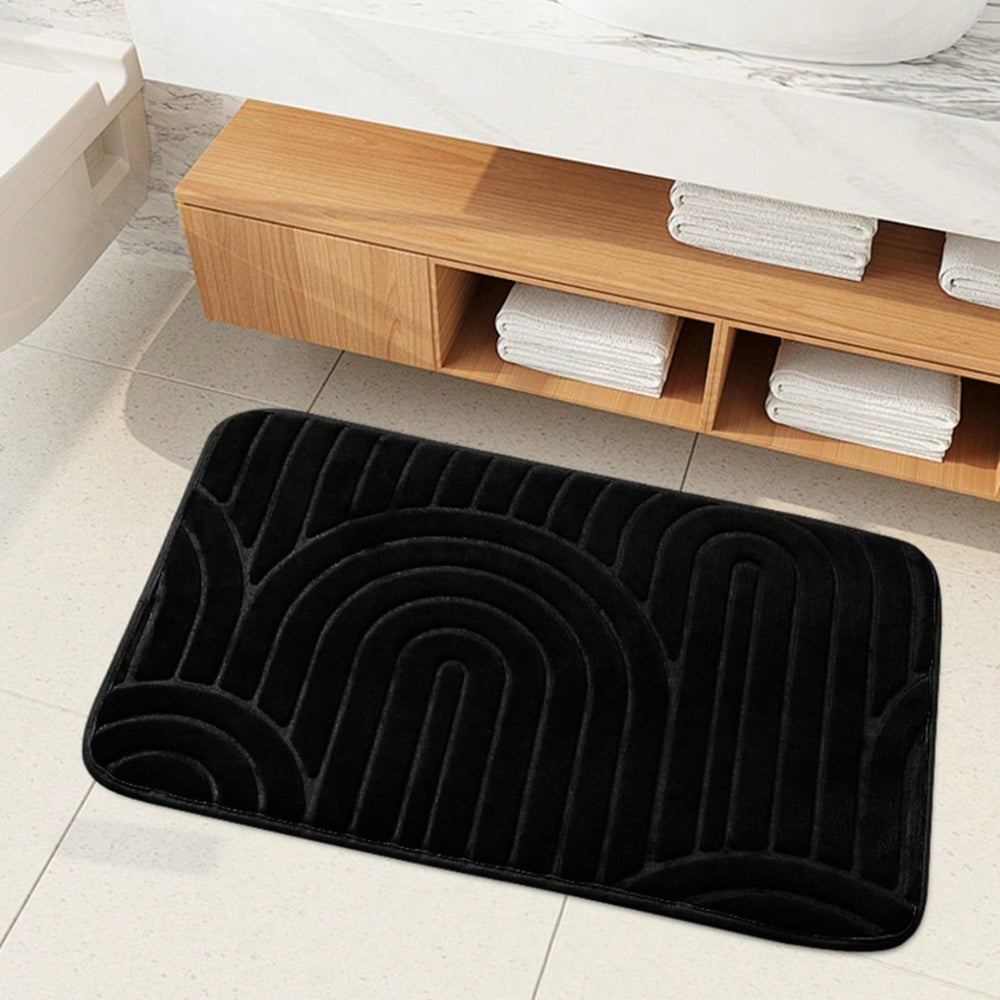 Arden | Non Slip Bath Mat – Ultra-Soft Microfiber, Modern Arch Design 6