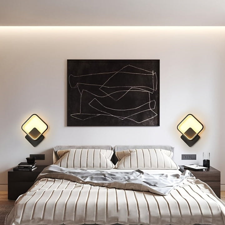Aureli | Wall Sconce – Three-Tone Dimming, Geometric Design 1
