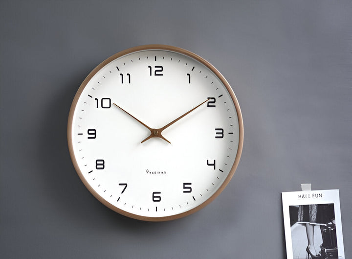 Brixton | Wall Clock – Silent Quartz Movement, Natural Wood Frame 6