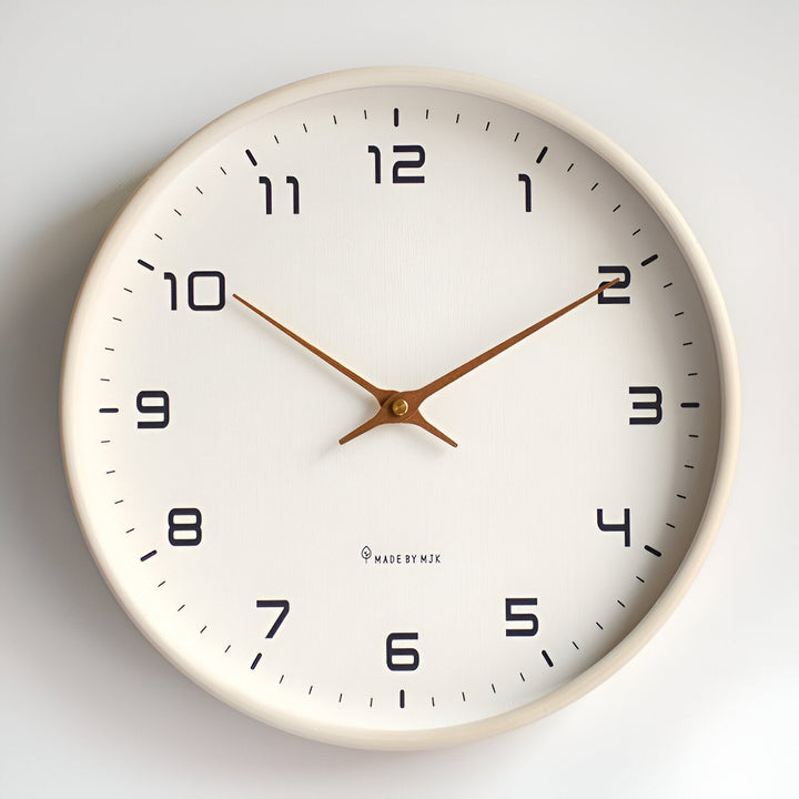 Brixton | Wall Clock – Silent Quartz Movement, Natural Wood Frame 8