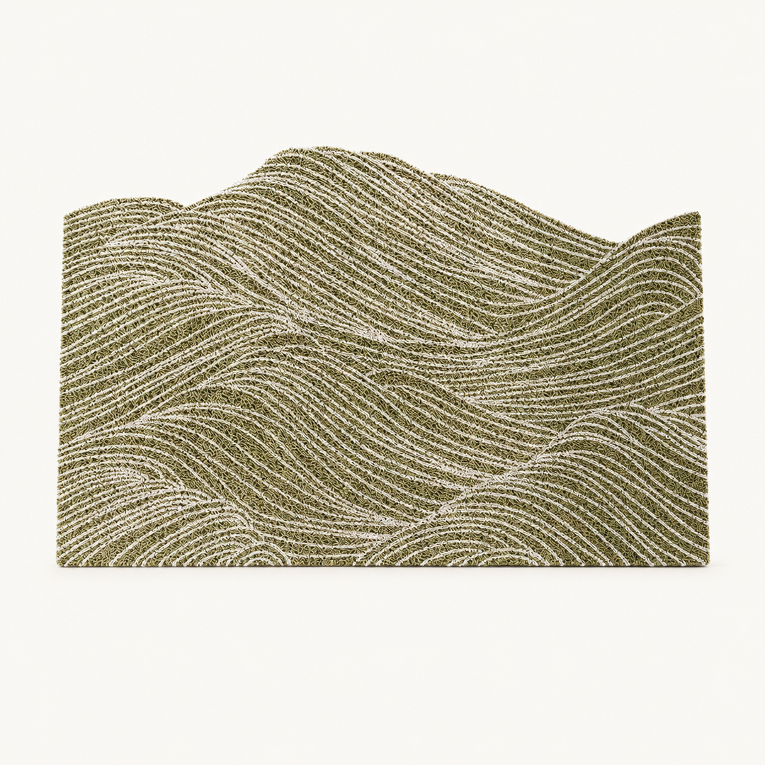 Duneo | Wavy Mountain Print Anti-Slip Entrance Door Mat