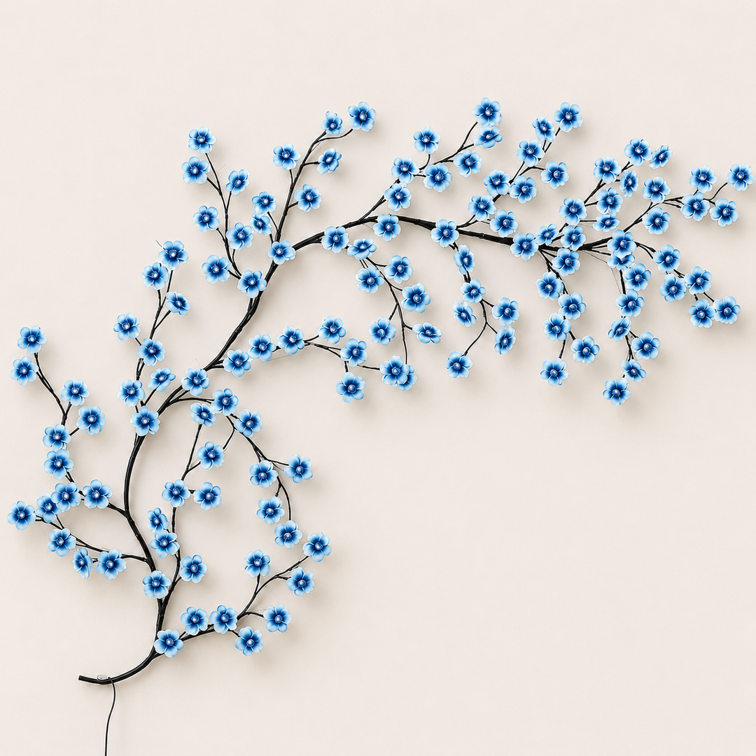 Bloomvine LED Cherry Blossom Branch Light | Aesthetic Bedroom Wall Fairy Lights Decor