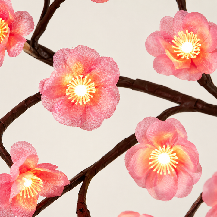 Bloomvine LED Cherry Blossom Branch Light | Aesthetic Bedroom Wall Fairy Lights Decor