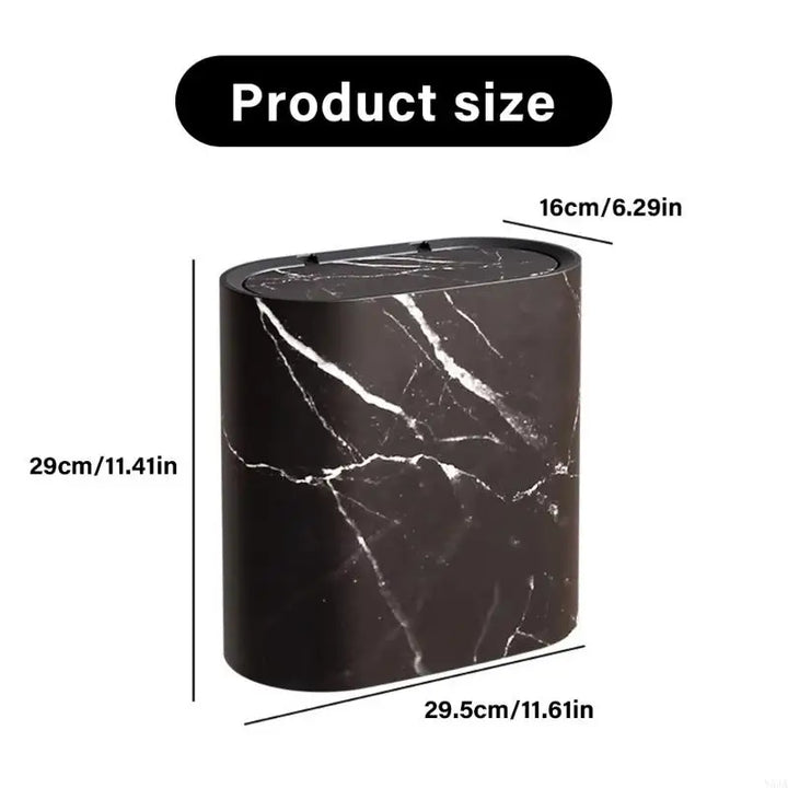 Compact Kitchen Trash Can with Odor-Trapping Lid ? Space-Saving Design for Clean Living 5