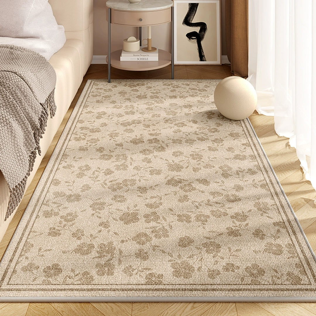 Elara | Area Rug – Spillproof Design, Vintage Floral Pattern 0