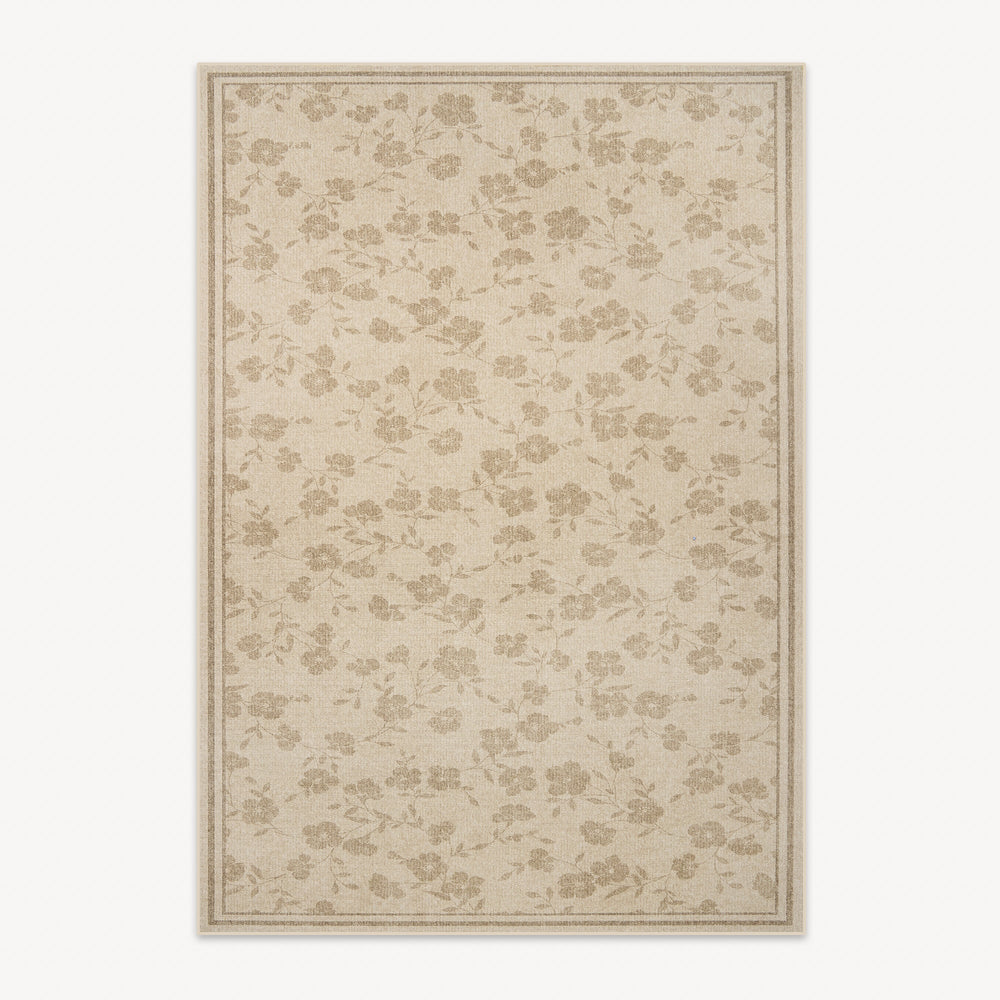Elara | Area Rug – Spillproof Design, Vintage Floral Pattern 1