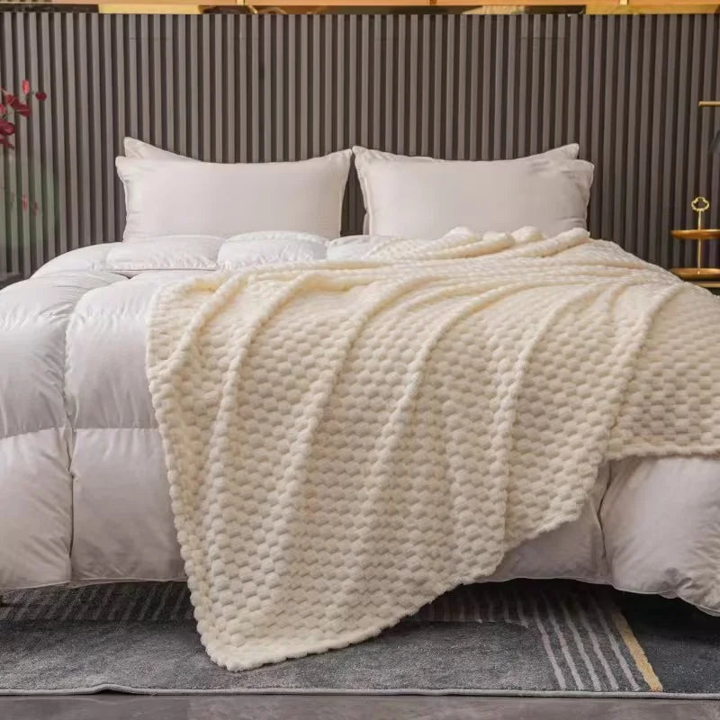 Elara | Checkered Blanket – Soft Velvet Fabric, Cozy Design 5