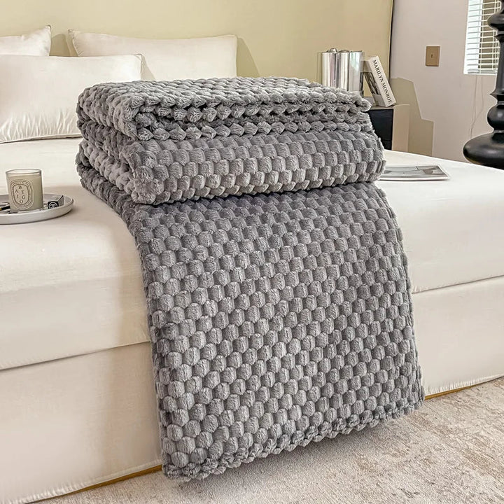 Elara | Checkered Blanket – Soft Velvet Fabric, Cozy Design 7