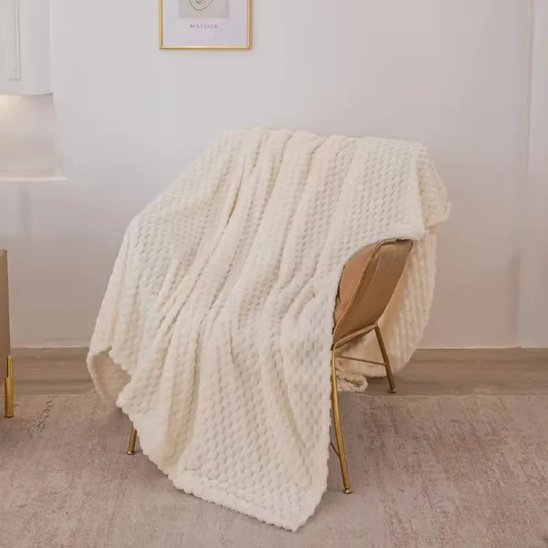 Elara | Checkered Blanket – Soft Velvet Fabric, Cozy Design 9