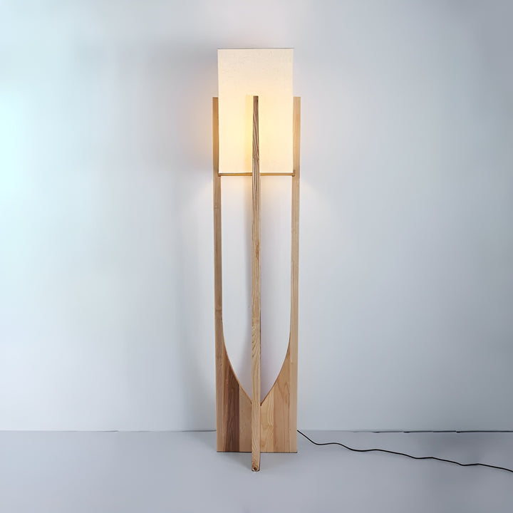 Akari Wood Floor Lamp – Japanese-Style Lantern Light