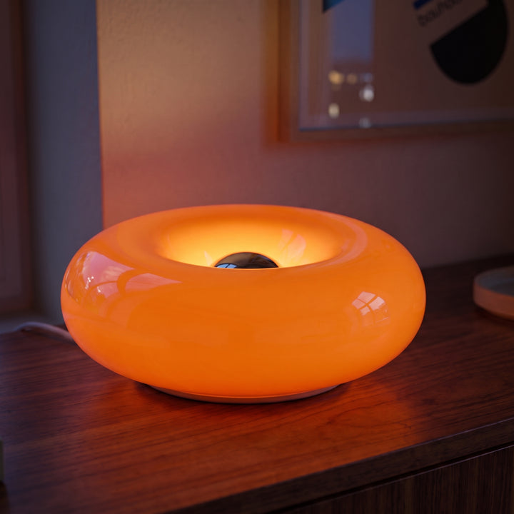 Kreiz Donut-Shape Dimmable LED Ambient Night Light Table Lamp for Bedroom