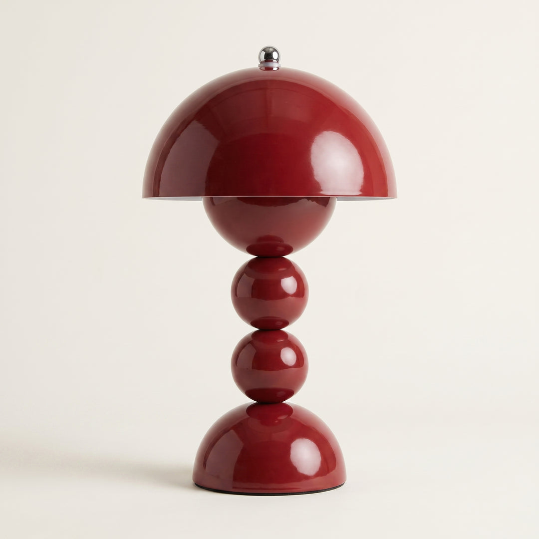 Poppy Stacked Ball Touch LED Table Lamp | Dimmable Rechargeable Nightstand Light