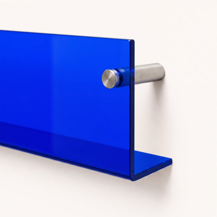 Legacy Acrylic Wall-Mount Magazine Holder Set | 2pcs Floating Book & Brochure Display