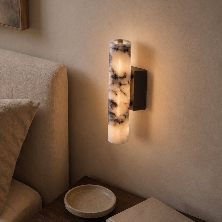 Norstone | Art Deco Black Marble Wall Sconce