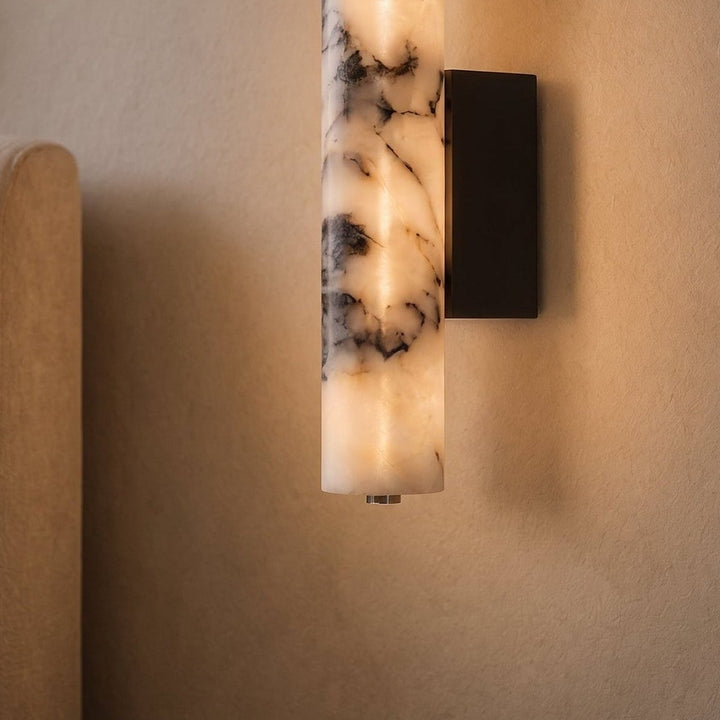 Norstone | Art Deco Black Marble Wall Sconce