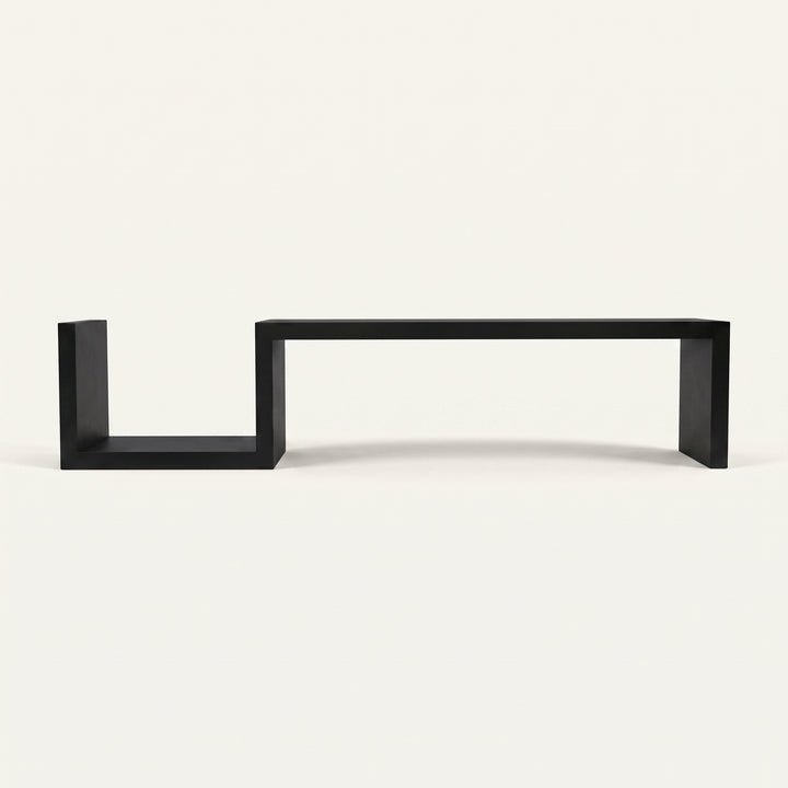 Kelby | Minimalist Wood S-Curve Wall Shelf for Books and Decor