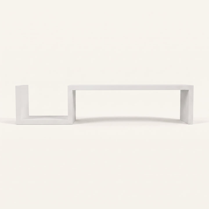Kelby | Minimalist Wood S-Curve Wall Shelf for Books and Decor