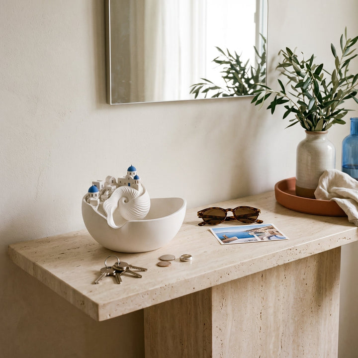 Santini | Coastal Conch Shell Catchall Tray Key and Jewelry Holder