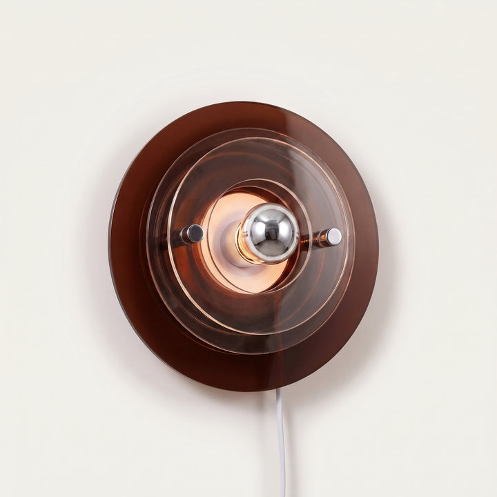 Retrovo | Bauhaus Round Acrylic Wall Lamp Flying Saucer Design