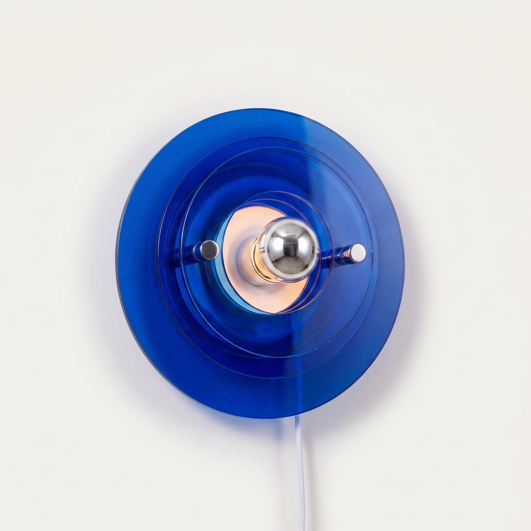 Retrovo | Bauhaus Round Acrylic Wall Lamp Flying Saucer Design