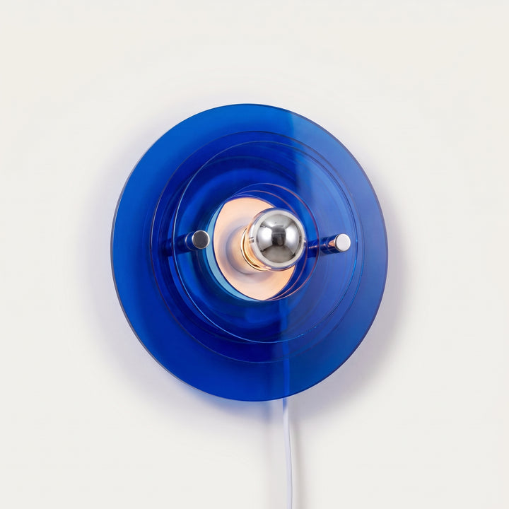 Retrovo | Bauhaus Round Acrylic Wall Lamp Flying Saucer Design