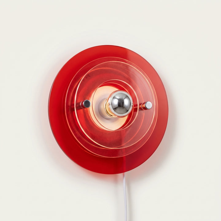 Retrovo | Bauhaus Round Acrylic Wall Lamp Flying Saucer Design