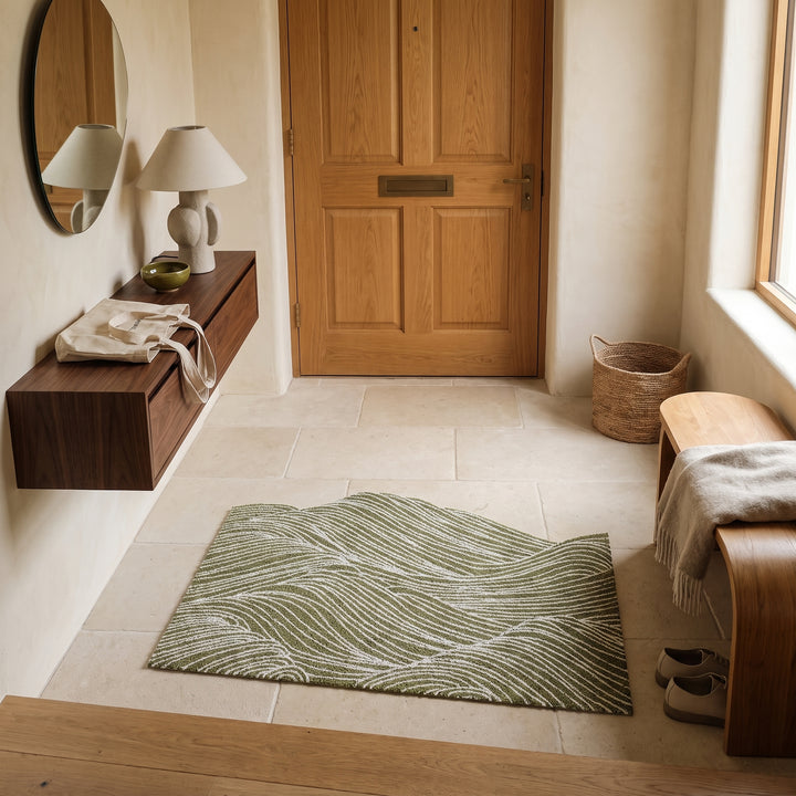 Duneo | Wavy Mountain Print Anti-Slip Entrance Door Mat