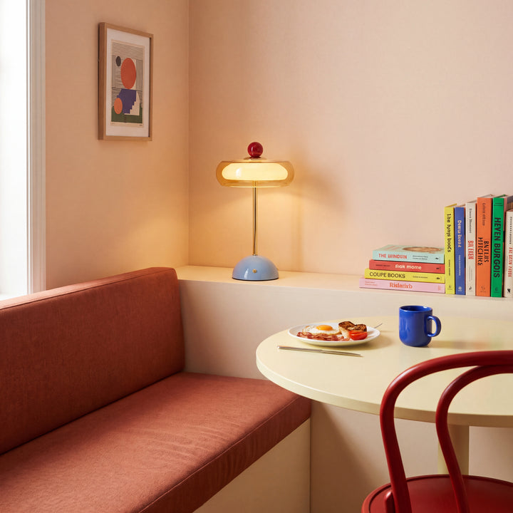 Lido | Retro Mushroom Table Lamp, Colorful Bedside Lamp