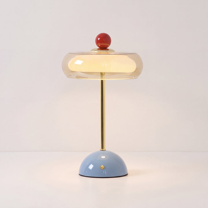 Lido | Retro Mushroom Table Lamp, Colorful Bedside Lamp
