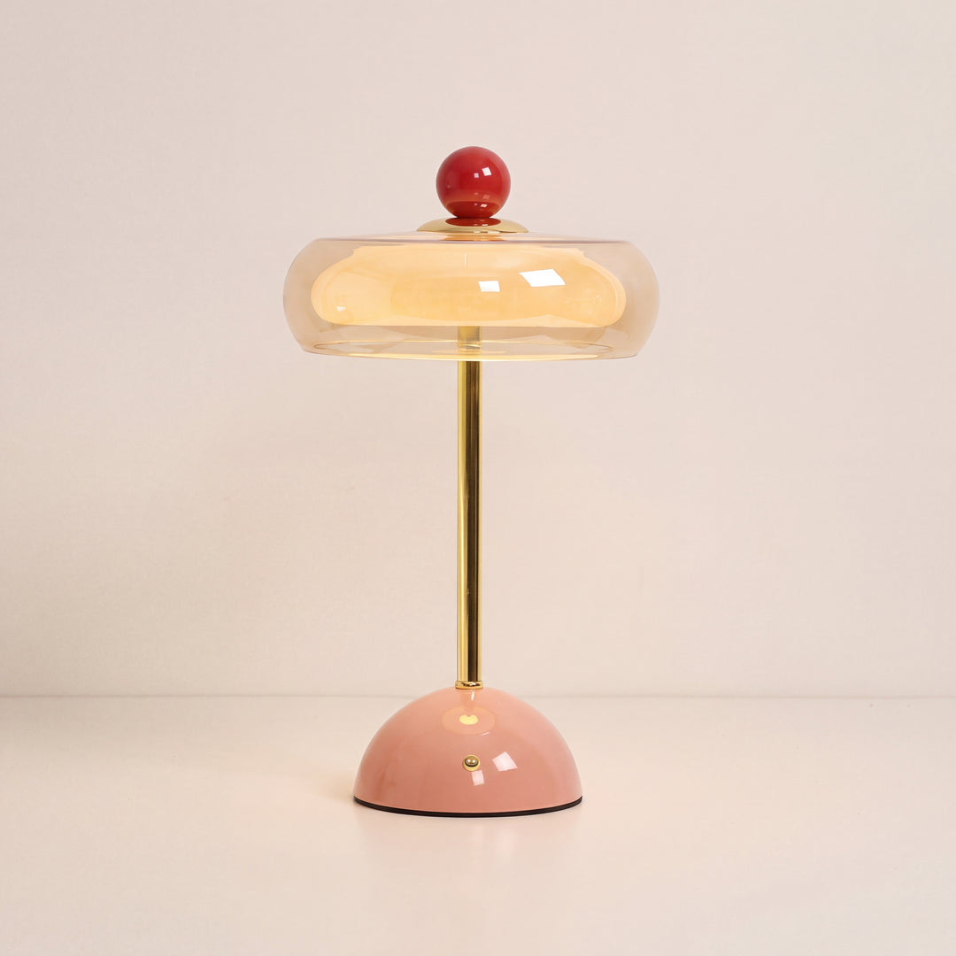 Lido | Retro Mushroom Table Lamp, Colorful Bedside Lamp