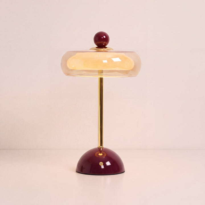 Lido | Retro Mushroom Table Lamp, Colorful Bedside Lamp
