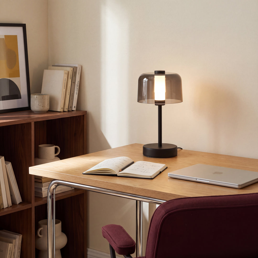Cloche | Rechargeable Touch Table Lamp, Cordless LED Bedside Lamp