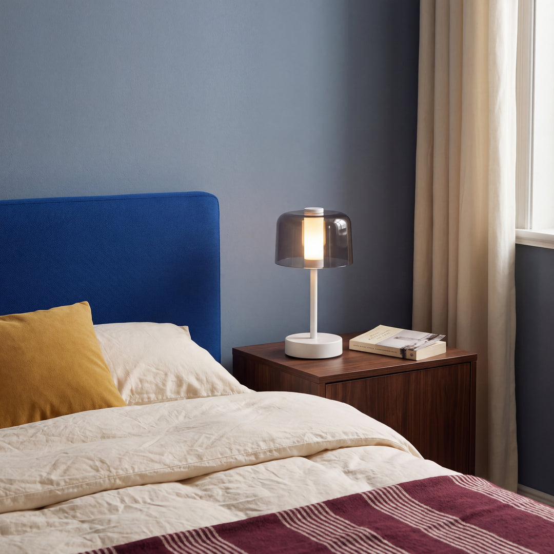 Cloche | Rechargeable Touch Table Lamp, Cordless LED Bedside Lamp