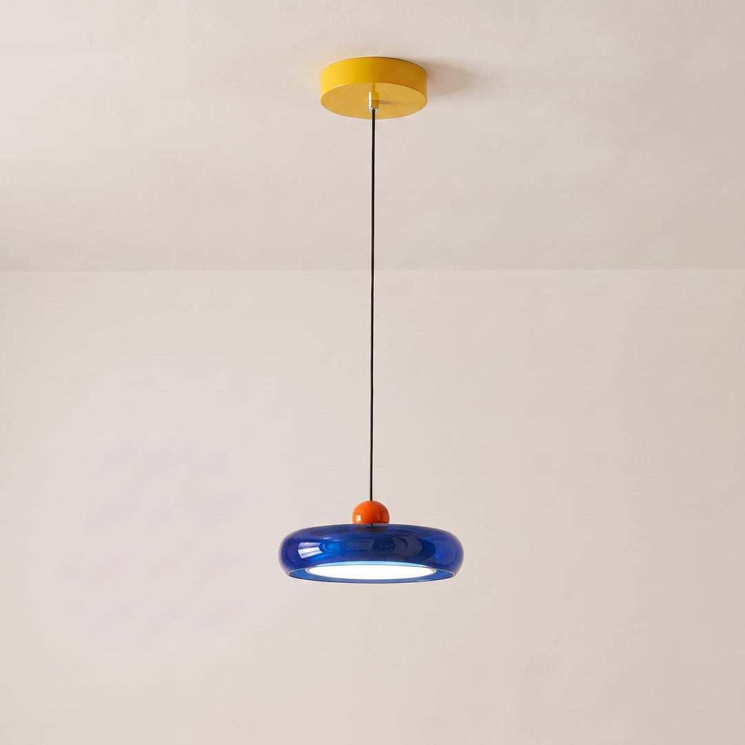 Zuno | Modern Memphis Two-Tone Ceiling Light, Flush Mount or Pendant