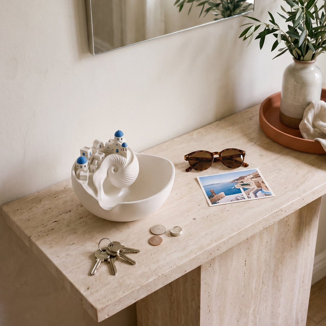 Santini | Coastal Conch Shell Catchall Tray Key and Jewelry Holder