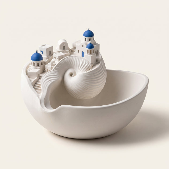 Santini | Coastal Conch Shell Catchall Tray Key and Jewelry Holder
