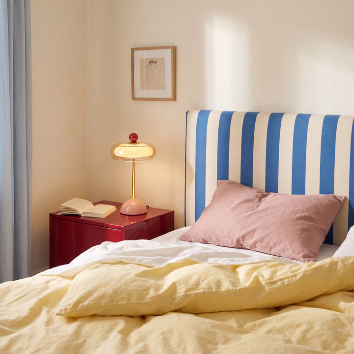 Lido | Retro Mushroom Table Lamp, Colorful Bedside Lamp