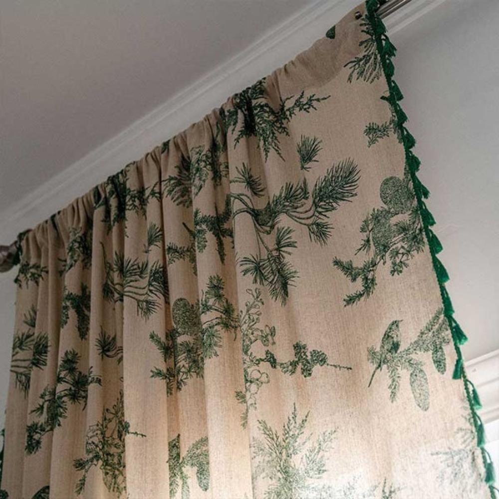 Havira | Linen Curtains for Living Room – Semi-Blackout Design, Cotton Blend 2
