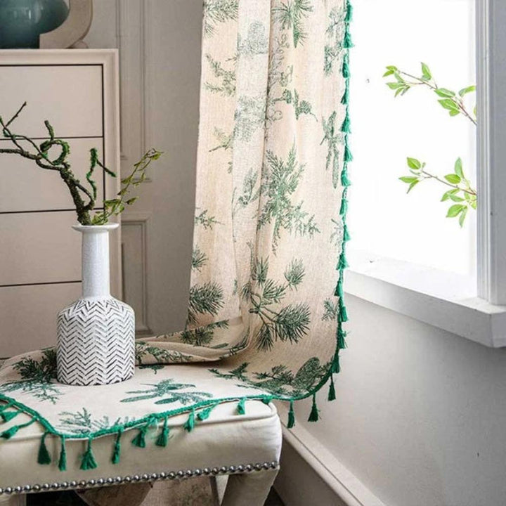 Havira | Linen Curtains for Living Room – Semi-Blackout Design, Cotton Blend 3