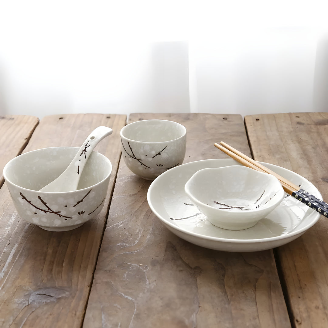 Spring Blossom 6-Piece Japanese Style Dinnerware