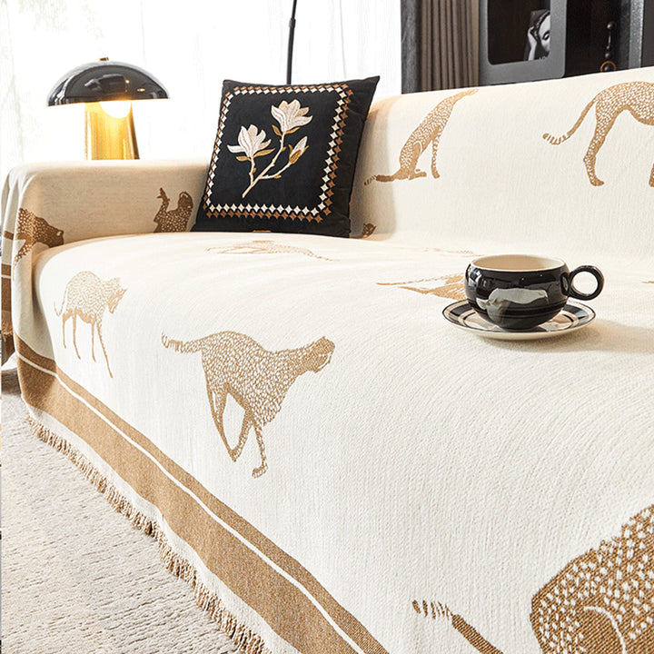 Kairo | Sofa Cover – Durable Anti-Pilling Fabric, Cheetah Pattern 12