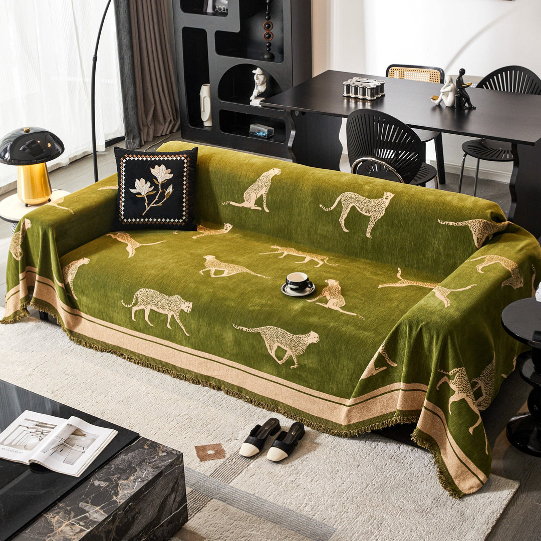 Kairo | Sofa Cover – Durable Anti-Pilling Fabric, Cheetah Pattern 2