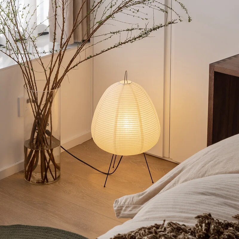 Kiyomi | Table Lamp – Soft Ambient Glow, Rice Paper Shade 5
