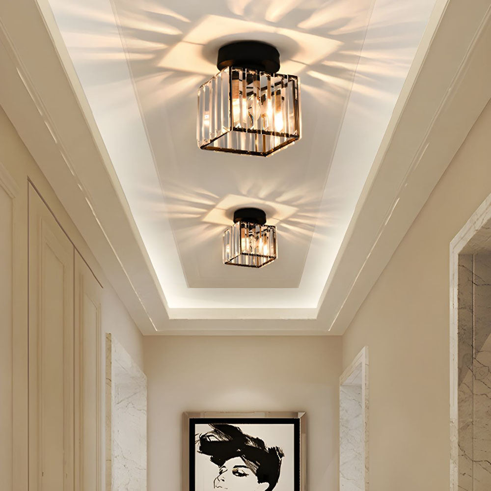 Luminara | Modern Sleek Glass Flush Mount Ceiling Light Fixture 1